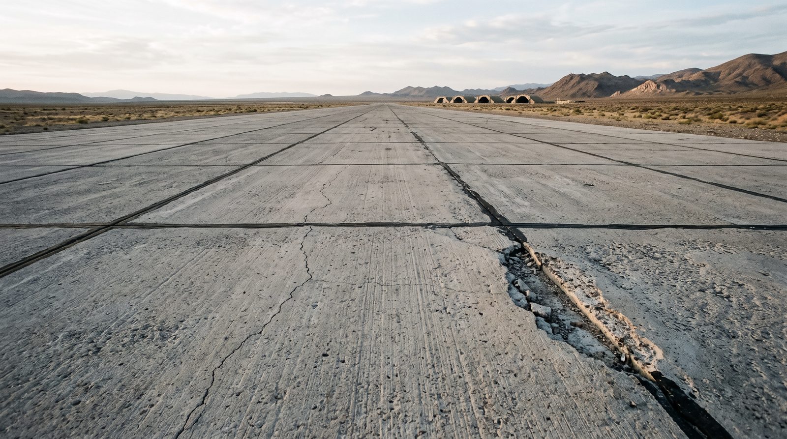 Military Airfield Pavement Inspection by Drone