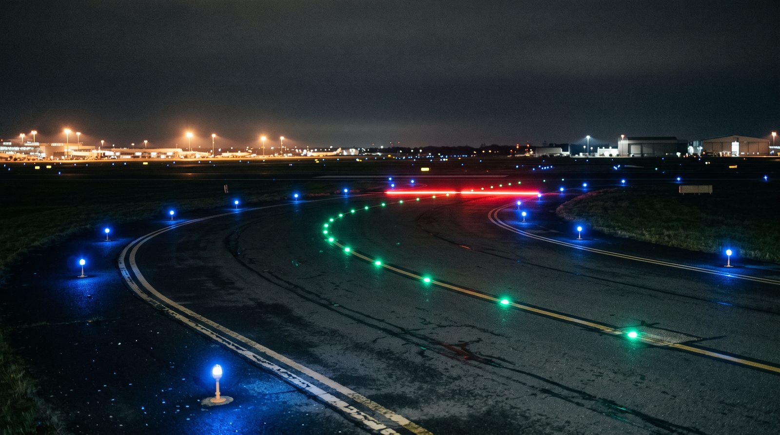 Taxiway Lights Inspection by Drone