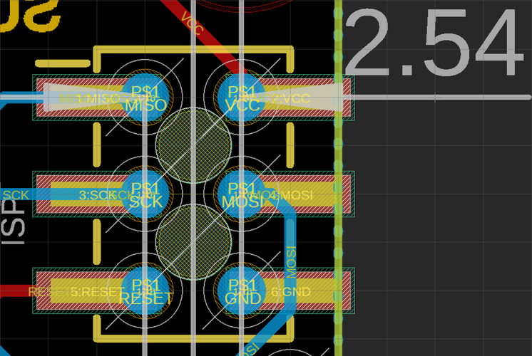 Proper test point spacing on PCB