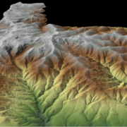 Lidar-derived DEM example (Bitterroot National Forest)