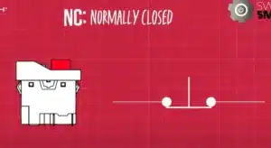 Normally closed switch symbol