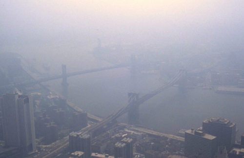 Haze (smog) in New York City