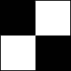 Example of a high-contrast checkerboard GCP used in aerial photogrammetry