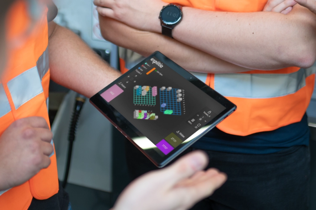 Warehouse buffer zone layout