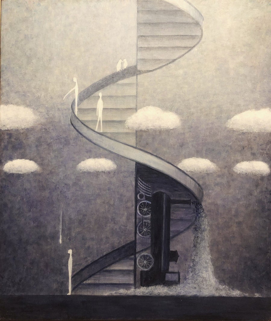 Surveyor using a total station for measuring lateral distance